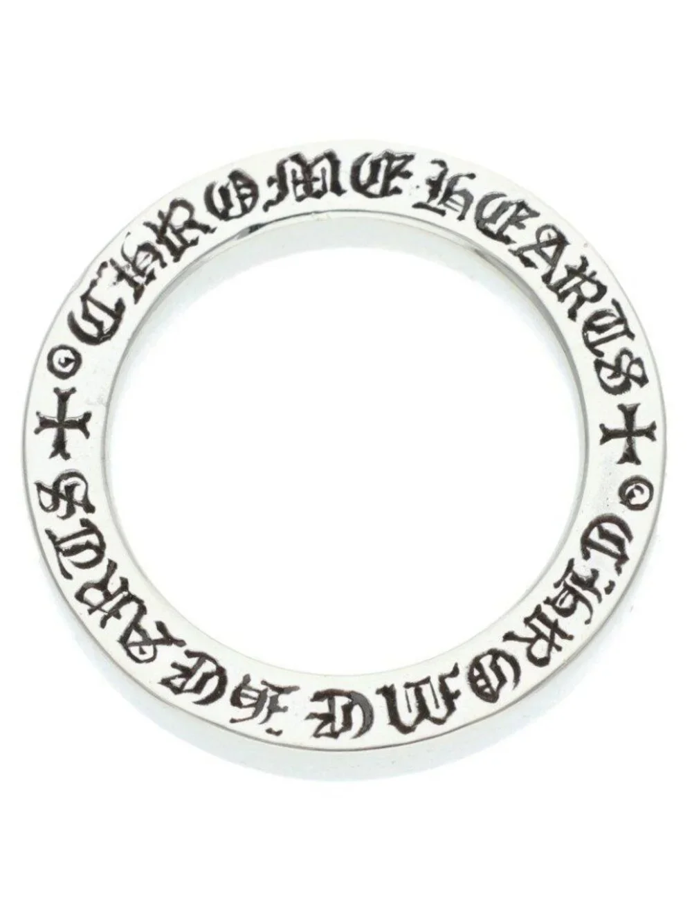 Chrome Hearts Spacer Pln Plain Silver Ring